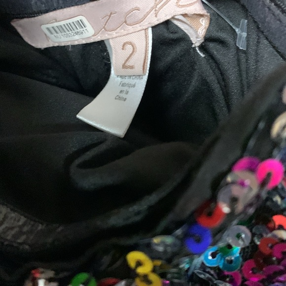 *SOLD* Women’s Hutch Sequin Bow Jumpsuit by Anthropologie size 2 - Picture 9 of 10